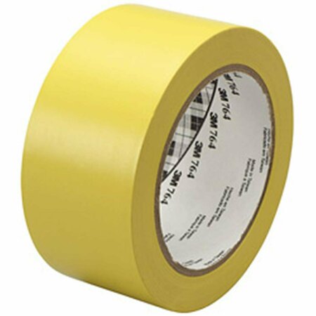 SWIVEL 1 in. x 36 yds. Yellow 3M- 764 Solid Vinyl Tape - Yellow - 1 inch x 36 yards SW3354170